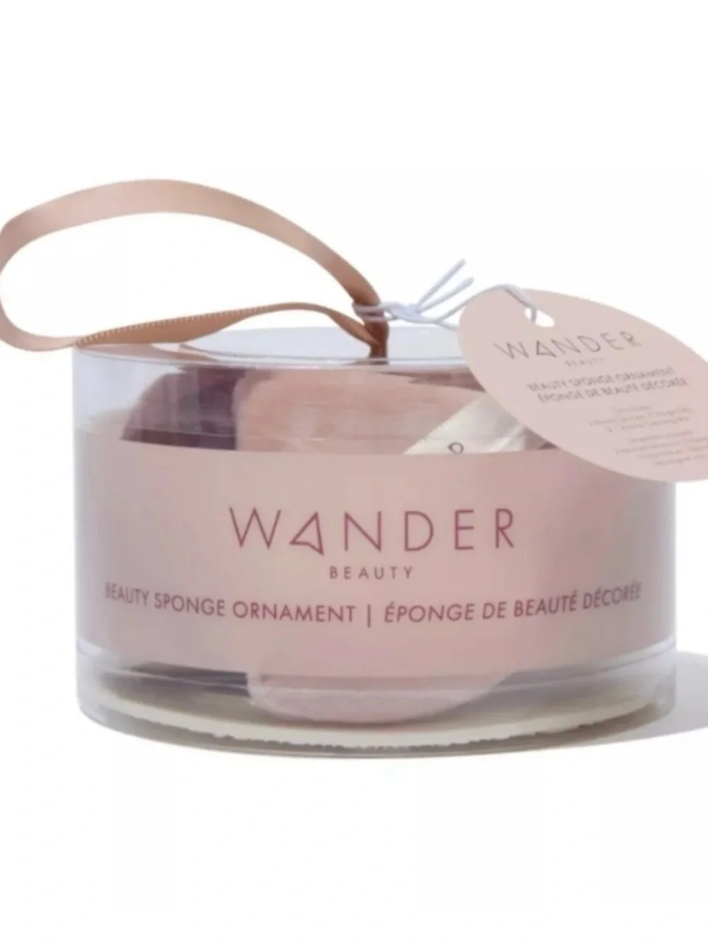 Wander Beauty‎ Blush Pink Makeup Sponge Ornament